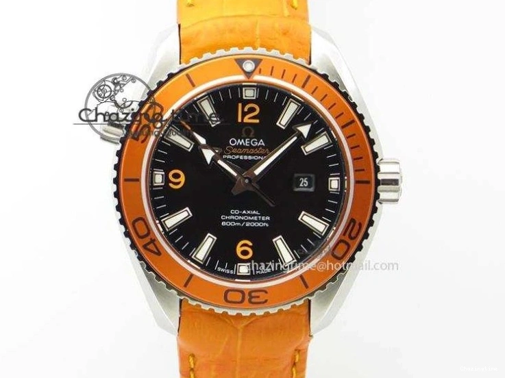 1225 Planet Ocean 2016 43.5mm SS Black Bezel BP 1:1 Best Edition Black Dial On SS Bracelet A WellDesigned 8195